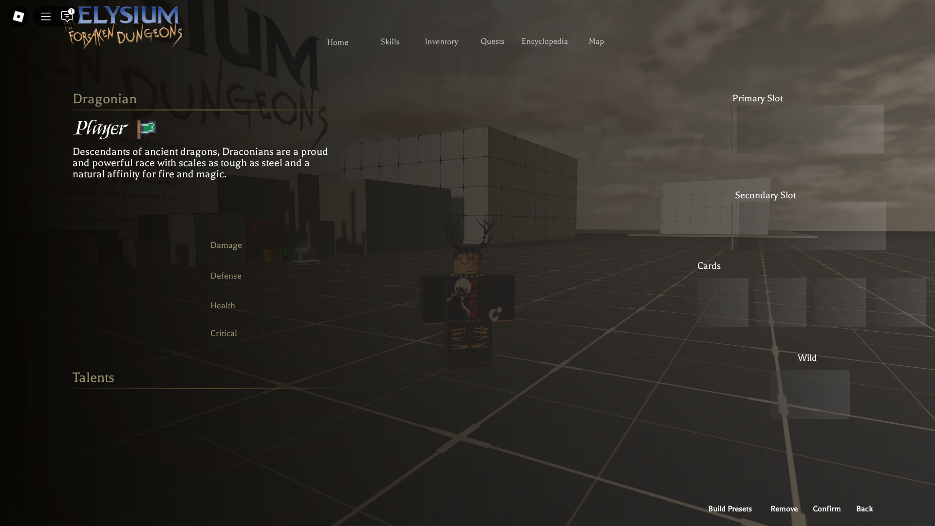 Updated home menu